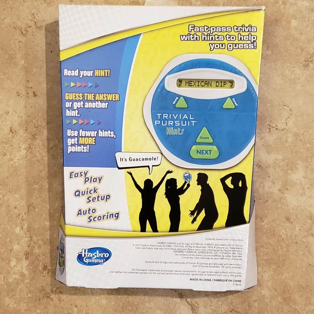 Hasbro trivial pursuit
